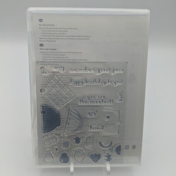 Stampin Up Stamp Set FRUIT BASKET 145833 Stamping Crafting Cardmaking Papercraft - Picture 2 of 2